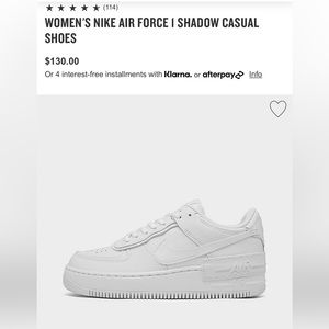 NIKE AIR FORCE 1s | SHADOW